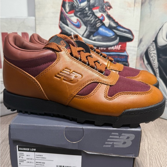 New Balance Other - New Balance Mens 7.5 UALGSOG Rainier Low Glazed Ginger/Crimson Sneaker